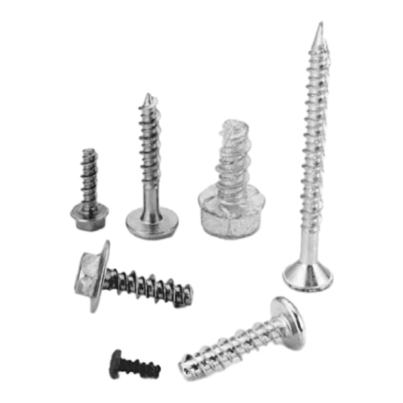 Pointed tail self-tapping screws, flat tail self-tapping screws, PT thread self-tapping screws, locking self-tapping screws